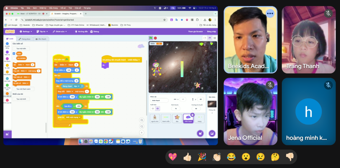 Hoạt động lớp học 4